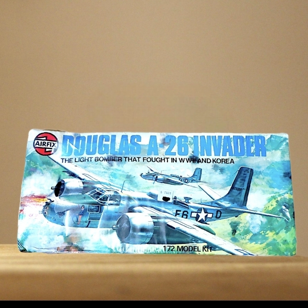 New Vintage Airfix 1952 Douglas A-26 Invader 05011-5 UK Model 70's Sealed Boc